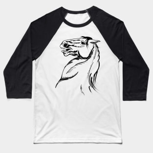 Rearing Horse Baseball T-Shirt